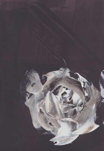 Donkere abstracte roos door Maira Ribena
