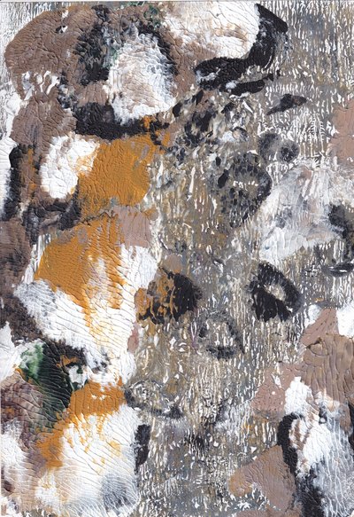 Aardse abstracte textuur door Maira Ribena