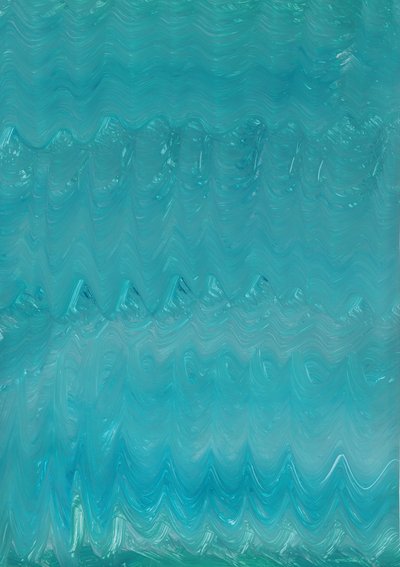 Vloeiende blauwgroene beweging door Maira Ribena