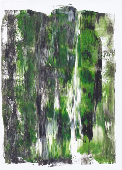 Weelderige groene abstractie door Maira Ribena