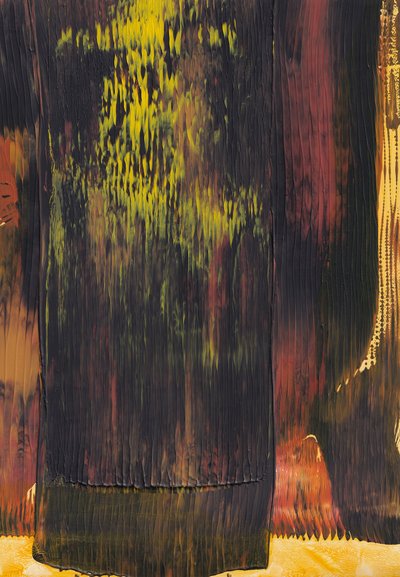 Levendige abstracte penseelstreken door Maira Ribena
