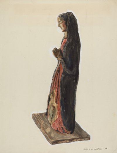 Bulto Santa Rita, c. 1939 door Majel G. Claflin
