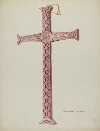 Cedar Cross, ca. 1937 door Majel G. Claflin