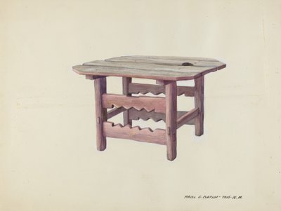 Klein Tafeltje door Majel G. Claflin