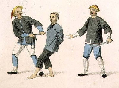 Een schuldige naar de gevangenis gebracht, plaat 2 uit 