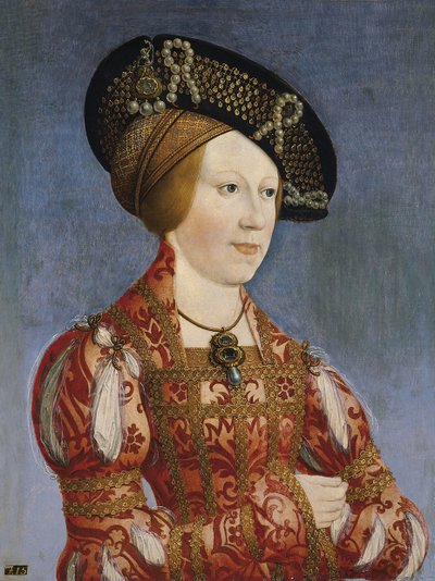 Anna van Bohemen en Hongarije 1503-1547, 1519 door Maler zu Schwaz