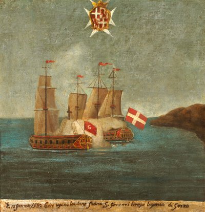 Zeeslag, 1582, Gozo door Maltese School