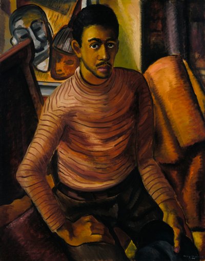 Zelfportret, 1934 door Malvin Gray Johnson