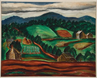 Zuidelijk landschap #4 door Malvin Gray Johnson