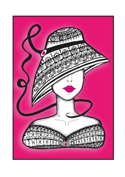 Dame in roze door MandalaSensual