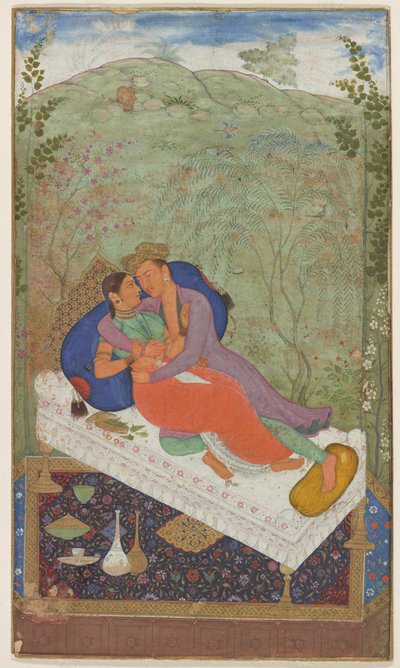 Sultan Murad en een Gemalin, ca. 1597 door Manohar