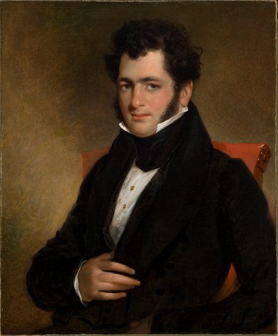 Portret van een heer (1840) door Manuel Joachim de Franca