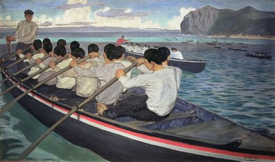 De Roeiers, c.1912 door Manuel Losada