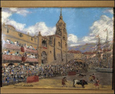 Stieren van San Anton. Parade van Martinchu door Manuel Losada