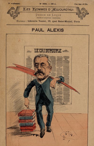 Omslag van The Men of Today, nummer 336, illustratie door Manuel Luque: De Cree van het Volk - Alexis Paul door Manuel Luque