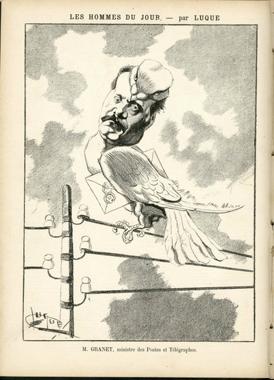 Illustratie door Manuel Luque in La Caricature (1880) door Manuel Luque