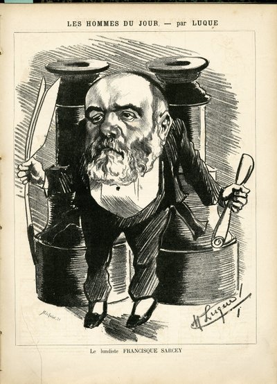 Illustratie door Manuel Luque in La Caricature (1880) door Manuel Luque