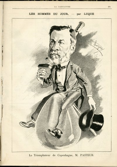 Illustratie in La Caricature (1880) door Manuel Luque