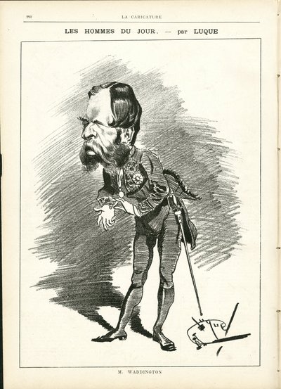Illustratie van Manuel Luque in La Caricature (1880) door Manuel Luque