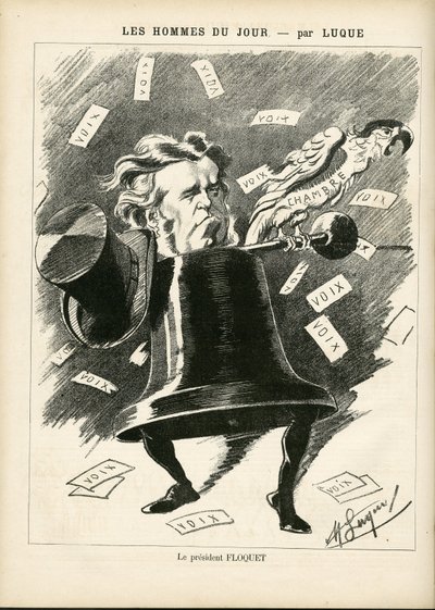 Illustratie van Manuel Luque voor de Omslag van La Caricature (1880) door Manuel Luque