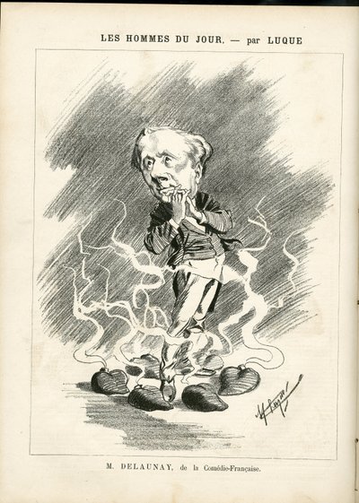 Illustratie van Manuel Luque (1854-1919) voor de Omslag van La Caricature (1880) door Manuel Luque