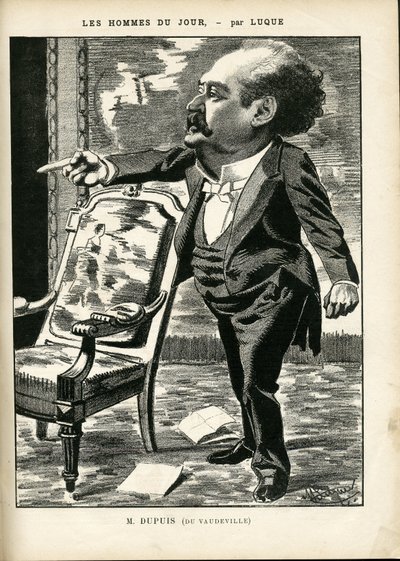 Illustratie van Manuel Luque in La Caricature (1880) door Manuel Luque