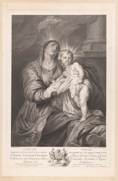 Maria met het Christuskind door Manuel Salvador Carmona
