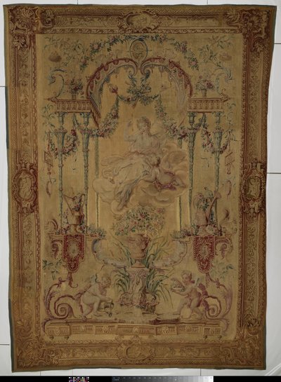 Wandtapijt met Venus, symboliseert de lente door Manufacture Royale des Gobelins