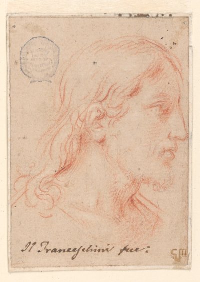 Hoofd van Christus door Marc Antonio Franceschini