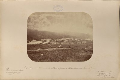 Una aan het eindpunt van de São Francisco spoorweg in Pernambuco door Marc Ferrez