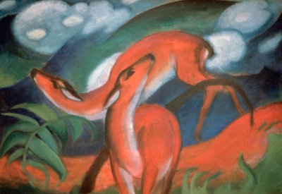 Edelhert II, 1912 door Franz Marc