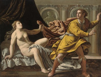 Jozef en de Vrouw van Potifar door Marcantonio Bassetti