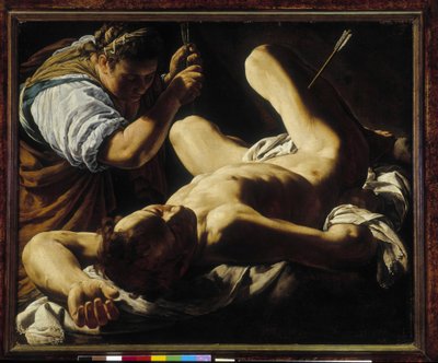 San Sebastian geneest door Irene door Marcantonio Bassetti