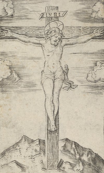 Christus aan het kruis, uit de serie 