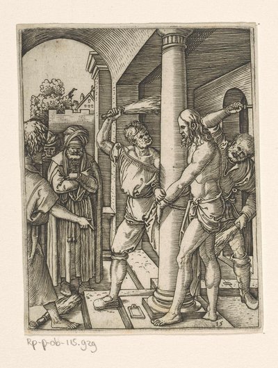 Geseling van Christus door Marcantonio Raimondi