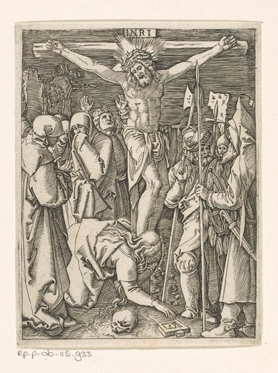 Kruisiging door Marcantonio Raimondi