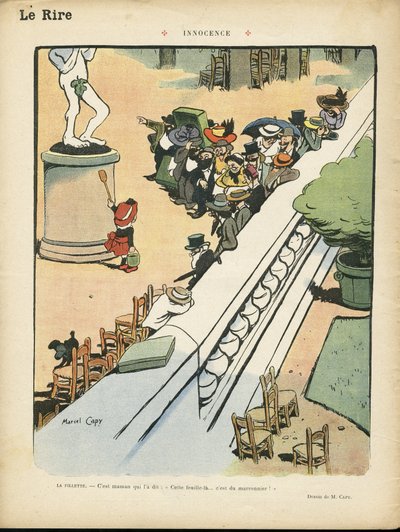Illustratie door Marcel Capy (1865-1941) in Le Rire door Marcel Amable O.L. Capy