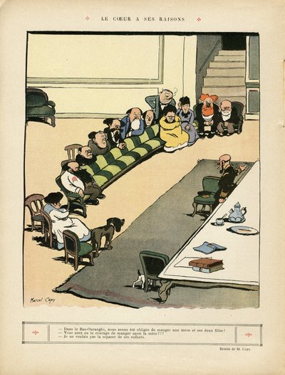 Illustratie door Marcel Capy (1865-1941) in Le Rire door Marcel Amable O.L. Capy