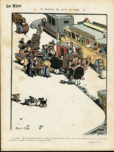 Illustratie van Marcel Capy (1865-1941) in Le Lire door Marcel Amable O.L. Capy