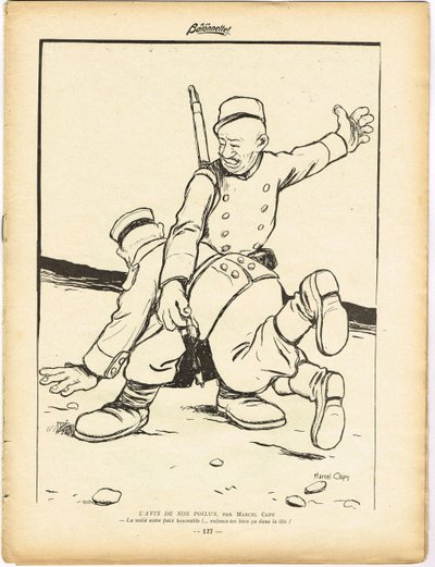 La Baionnette, Satirisch in Zwart & Wit door Marcel Amable O.L. Capy