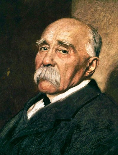 Franse premier Georges Clemenceau (1841-1929) ca. 1920 door Marcel Andre Baschet