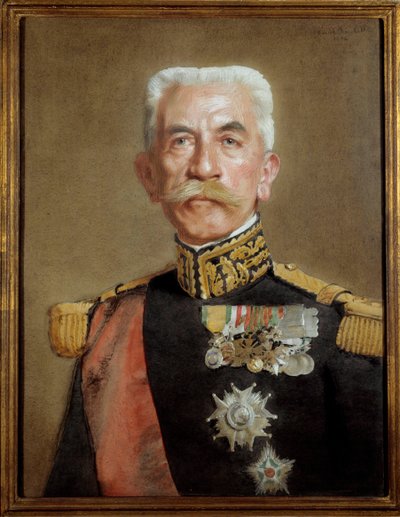 Portret van Hubert Lyautey, Maarschalk van Frankrijk (Louis-Hubert-Gonzalve Lyautey) door Marcel Andre Baschet