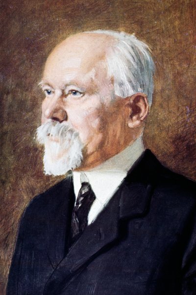 Portret van Raymond Poincare (Bar-le-Duc) door Marcel Andre Baschet