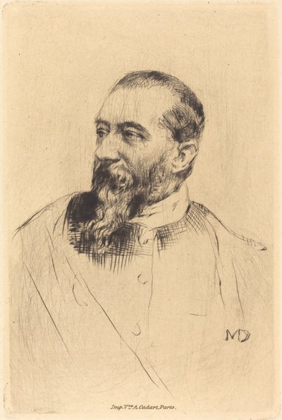 Alphonse Karr door Marcellin Gilbert Desboutin