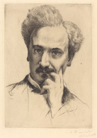 Henri Rochefort door Marcellin Gilbert Desboutin