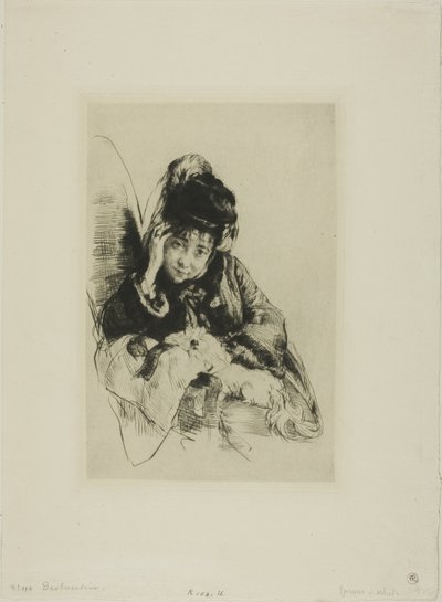 Mevrouw Desboutin door Marcellin Gilbert Desboutin