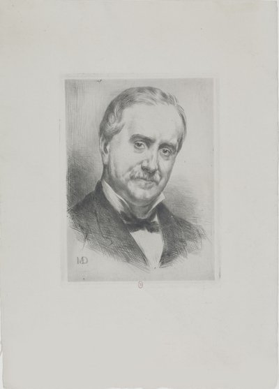 Portret van Paul Durand-Ruel 1831-1922, 1882 door Marcellin Gilbert Desboutin