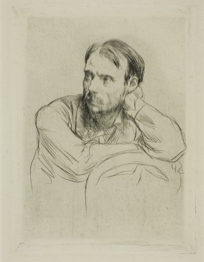Portret van Renoir door Marcellin Gilbert Desboutin