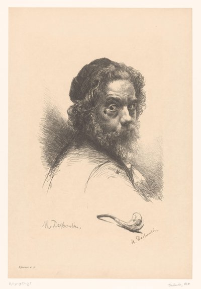 Zelfportret door Marcellin Gilbert Desboutin