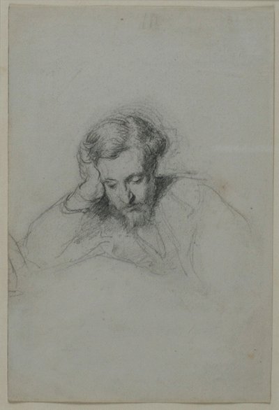 Portret van de dichter Heinrich Heine 1797-1856, 1853 door Marcellin Gilbert Desboutins